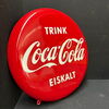 Coca Cola - Trink Coca Cola eiskalt (Emailleschild aus der Zeit um 1980)