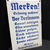 Merken - Ordnung wahren! (Gewölbtes Emailleschild um 1930)
