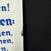 Merken - Ordnung wahren! (Gewölbtes Emailleschild um 1930)