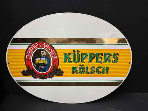 Küppers Kölsch Emailleschild (ab 1993)