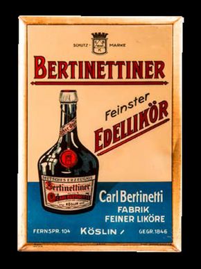 Bertinettiner Edellikör um 1930