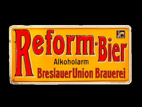 Breslauer Union Brauerei. Reform-Bier - Alkoholarm um 1908-1914