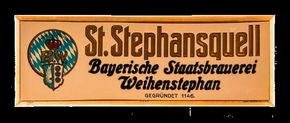 Bayerische Staatsbrauerei Weihenstephan. St. Stephansquell um 1925