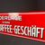 Niederlage von Kaiser´s Kaffeegeschäft Emailschild 150 x 45 cm um 1915 