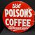 Polson’s Butter & Polson’s Coffee - Emaillierter Ausleger (1930/1950)