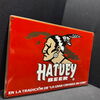 Hatuey Beer Emailleschild - Indianer Cuba Bacardi 52 x 36 cm