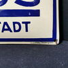 Weiss Bräu Haus Ingolstadt - Gewölbtes Emailleschild aus der Zeit vor 1945