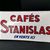 Cafés Stanislas - En vente ici / Emaillierter Ausleger (Um 1950)