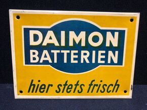 Daimon Batterien um 1960