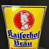 Kaiserhof Bräu Marktredwitz (Gewölbtes Emailleschild)