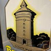 Brauhaus Nürnberg - Großes 50er Jahre Blechschild mit Imoglasüberzug