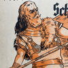 Käserei Seidel in Schkeuditz  / Werbepappe um 1930