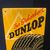 Zur Sicherheit Dunlop - Türschild Blechschild um 1930/50 