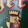 Echt Kulmbacher Bürgerbräu Mönchshof Blechschild um 1915 Kulmbach / Bayern