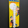 Mazda - La lampe éclairage-radio (emailliertes Thermometer um 1955)