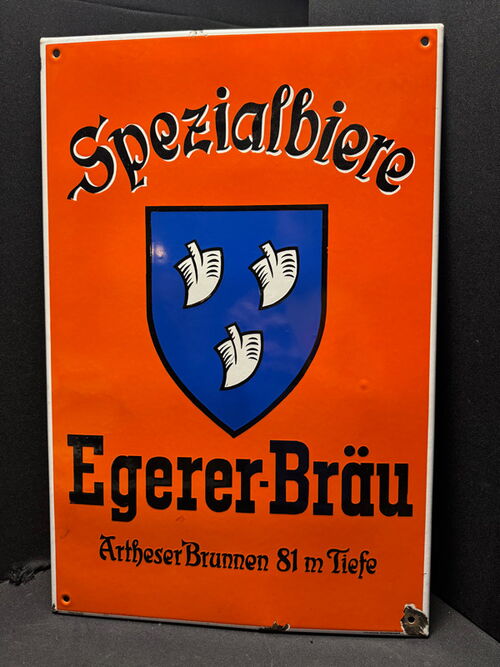 Spezialbiere Egerer Bräu - Artheser Brunnen 58 x 38 cm - D um 1955