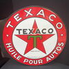 Texaco - Öl für das Auto (Emaillierter Auslager um 1930)
