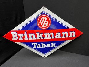 Brinkmann Tabak Emailleschild (Martin Brinkmann Tabakfabriken Bremen - 1930/1950)
