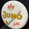 Juno Zigaretten - Juno bitte (Emailledeckel aus dem Jahr 1956)