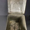 Stollwerck Blechdose mit Glasfenster 26 x 15 x 14 cm - um 1900