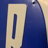 Saab Service - Blechschild geprägt -  75 x 75 cm - D um 1955