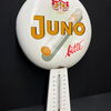 Juno bitte! - Emailleschild mit Thermometer
