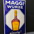 Maggis Würze - Einzig! (Gewölbtes Emailleschild um 1915)