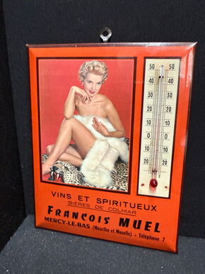 PIN-Up Imoglasthermometer (60er Jahre)