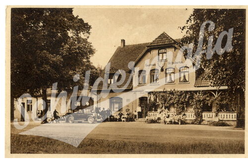 Postkarte mit alten Reklameschildern