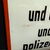 Rauchen und Umgang mit Feuer und offenem Licht polizeilich verboten! Gewölbtes Emailleschild um 1930/1950)