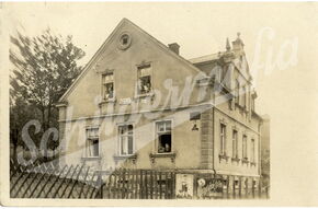 Postkarte mit alten Reklameschildern