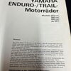 Yamaha Enduro-/ Trail-Motorräder Reparatursnleitung