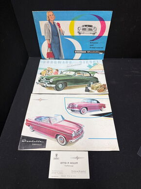 Borgward Werbeartikel 4er Set (1950er Jahre)