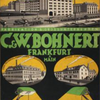 CEWEBO Banker Tischleuchte mit Emailleschirm (Um 1920)