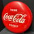 Coca Cola Emailledeckel - Trink Coca Cola (50er Jahre / 40 cm)