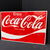 Coca Cola - Enjoy (Flaches Emailleschild um 1990)