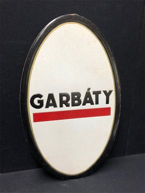 Garbaty Pappe aus der Zeit um 1920. (Ca. 50 x 30 cm)