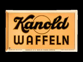 Kanold Waffeln um 1925