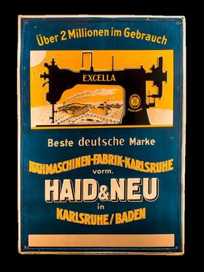 Haid & Neu Nähmaschinen um 1915