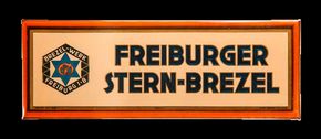 Freiburger Stern-Brezel. Brezelwerk Freiburg im Breisgau um 1925