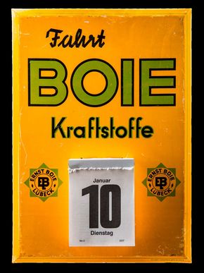 Fahrt BOIE Kraftstoffe, Kalender 1950