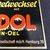 Veedol Pinup Motoren Oel Blechschild  25 x 14 cm um 1945/50