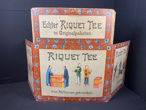 Riquet Tee - klappbarer Verkaufsaufsteller um 1910