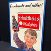 Schultheiss Malzbier - Es schmeckt und nährt (50er Jahre) A177