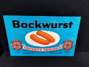 Friedrich Emmerich Wurst- und Konservenfabrik / Motiv1: Bockwurst