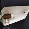 Banker Lampe mit emaillierten Schirm (Um 1920) 