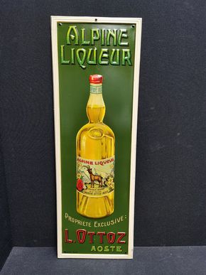 Alpine Liqueur - L. Ottoz Aoste (Um 1920)