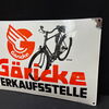 Göricke Fahrräder Verkaufsstelle (Gewölbtes Emailleschild um 1930)