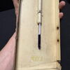Bosch Thermo Elastik / Batterie / Zündkerze - Werbethermometer 51 x 11 cm - D um 1960