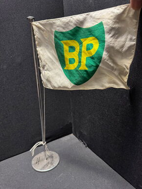 BP Wimpel / Fähnchen Aufsteller Tischwerbung 1988 
